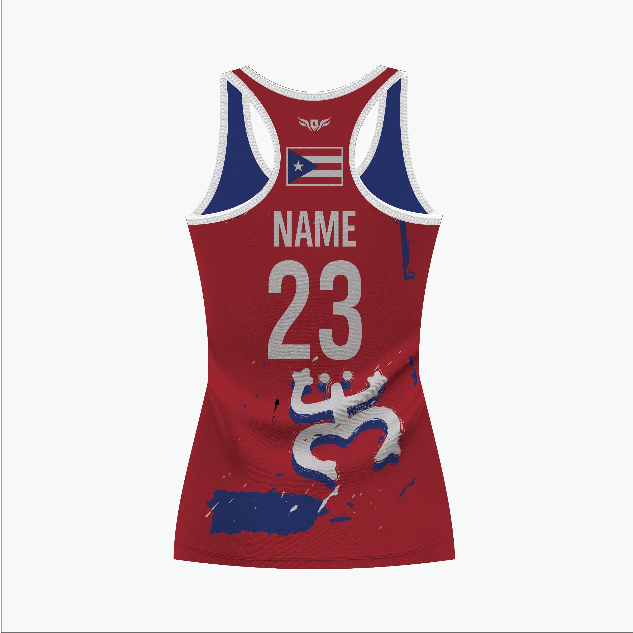 Puerto Rico 2023 Women's Racerback Jersey LegendBorne Puerto Rico 2023 Women's Racerback Jersey LegendBorne