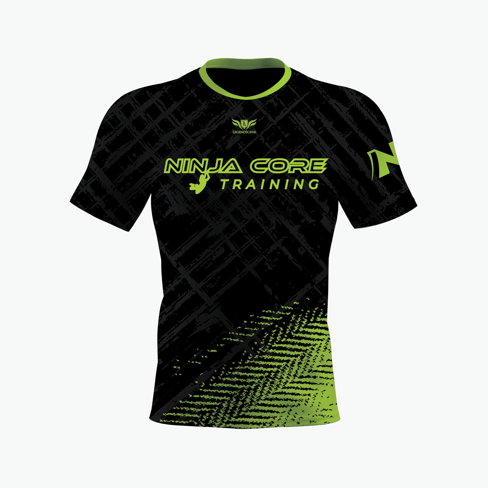 ウェア ballahoric back print no sleeve Ninja Core Men's Black OCR Jersey – LegendBorne
