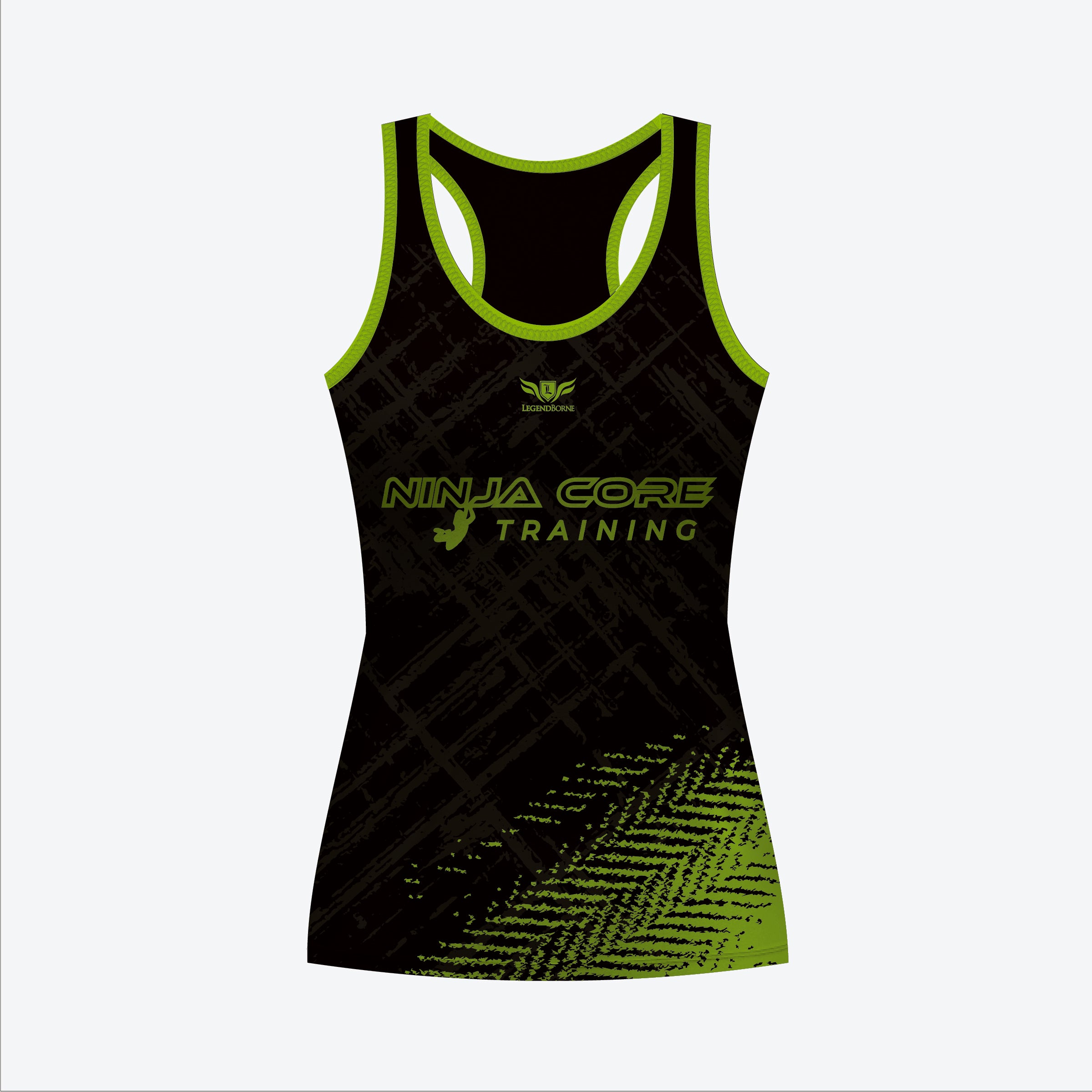 値下 Originals JerseyBlack/CoreGreen Ninja Core Black Women's Racerback Jersey – LegendBorne