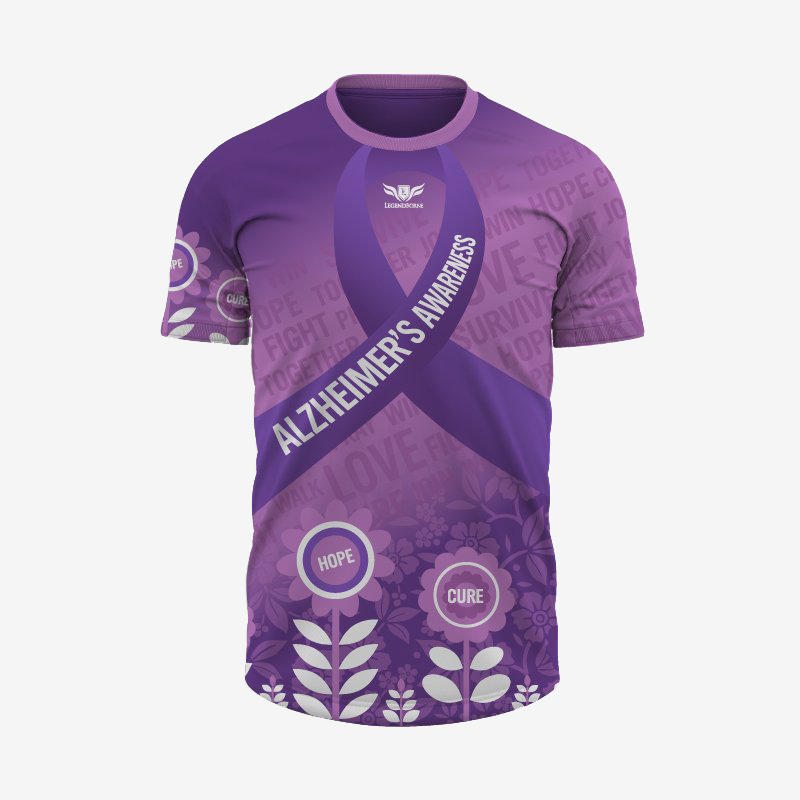 Alzheimer's Awareness Men's Training Tech Tee